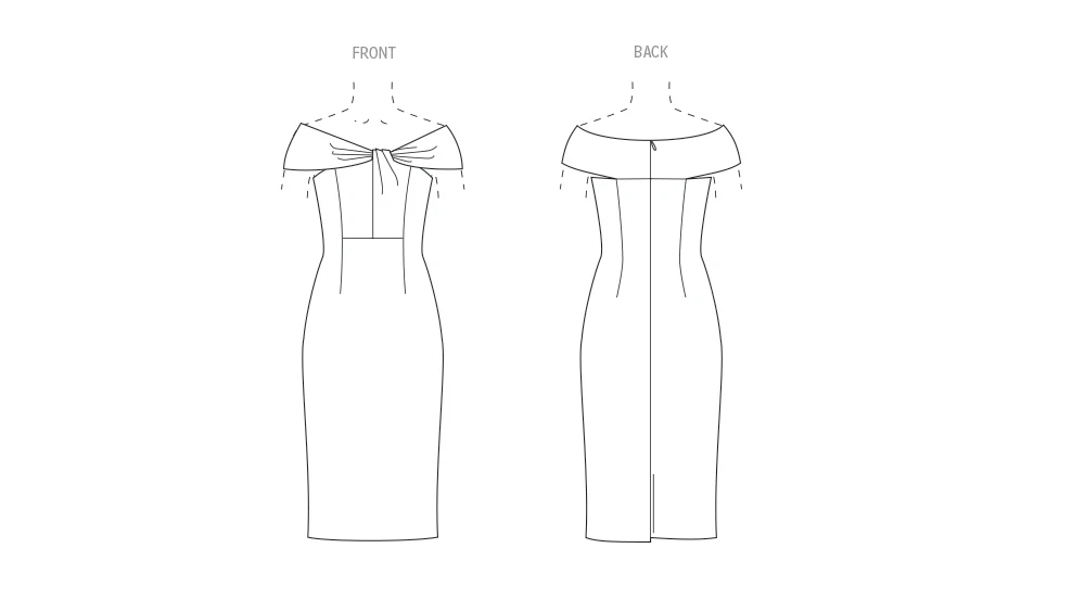 Vogue Dress V2086 - Image 5