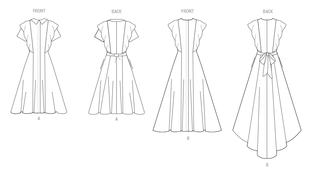 Vogue Dress V2087 - Image 7