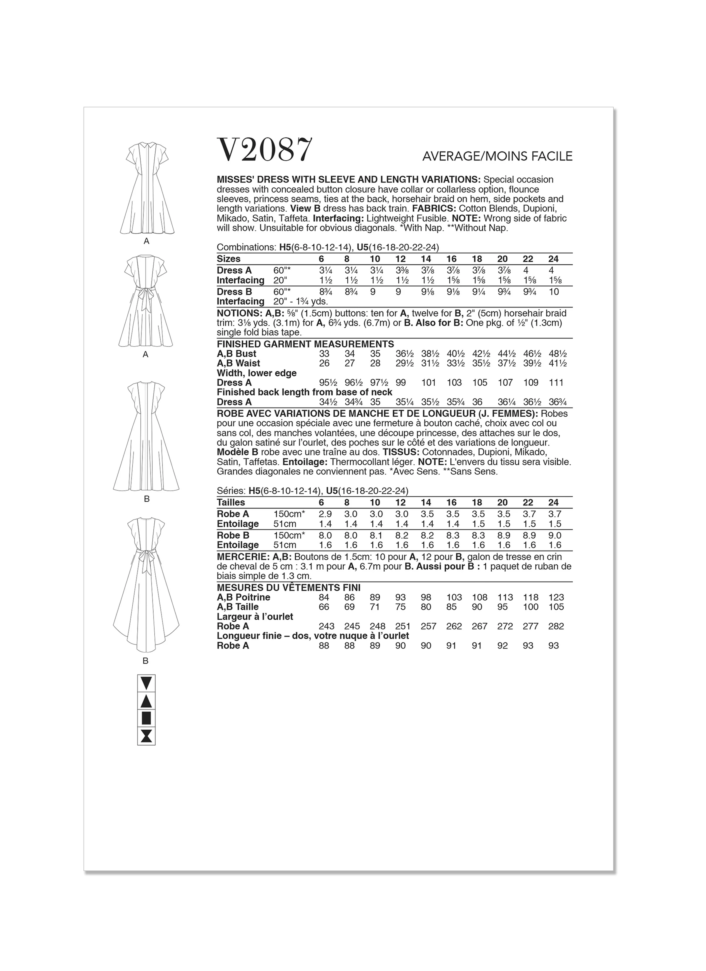 Vogue Dress V2087 - Image 8