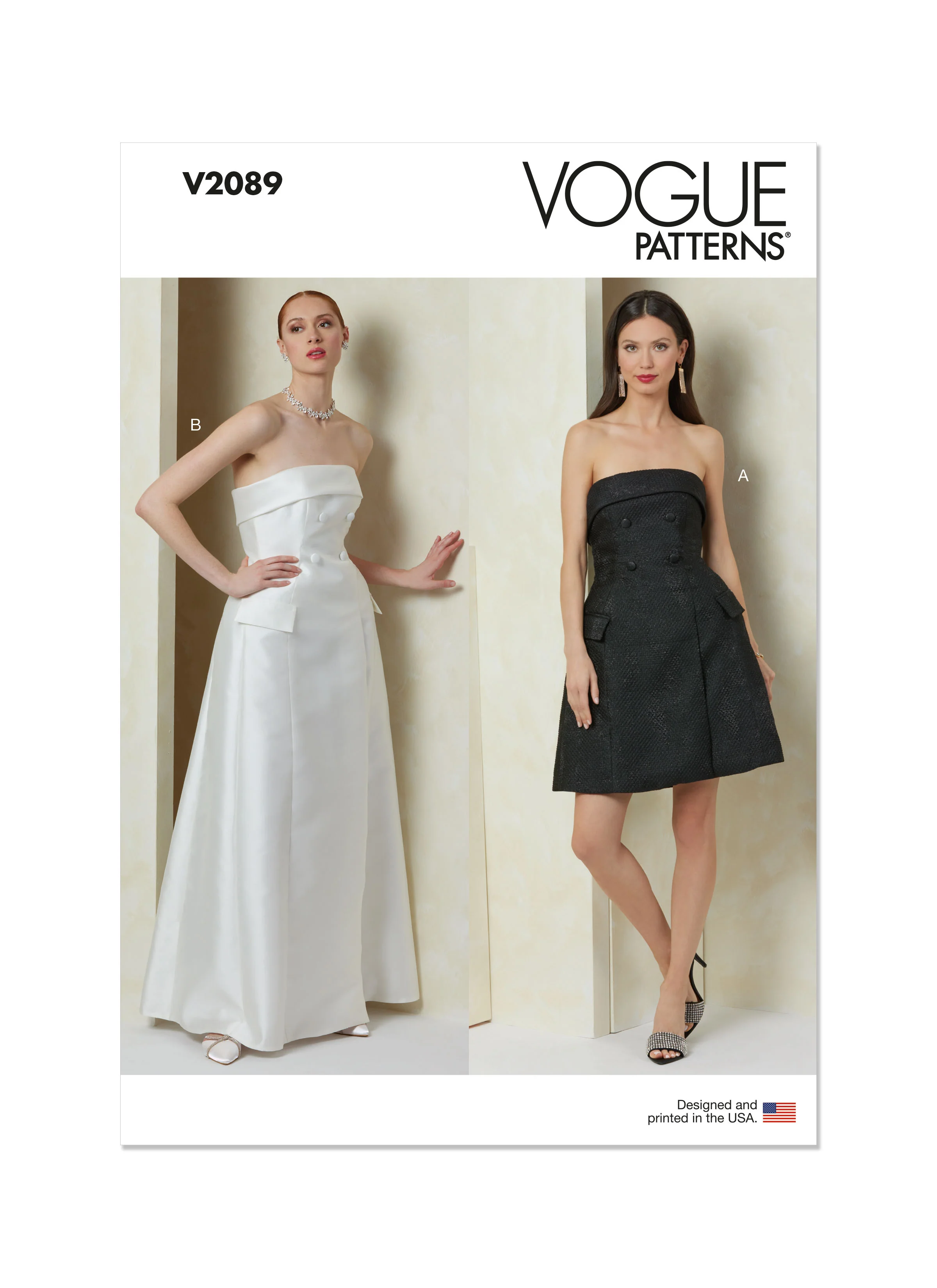 Vogue Dress V2089 - Image 3