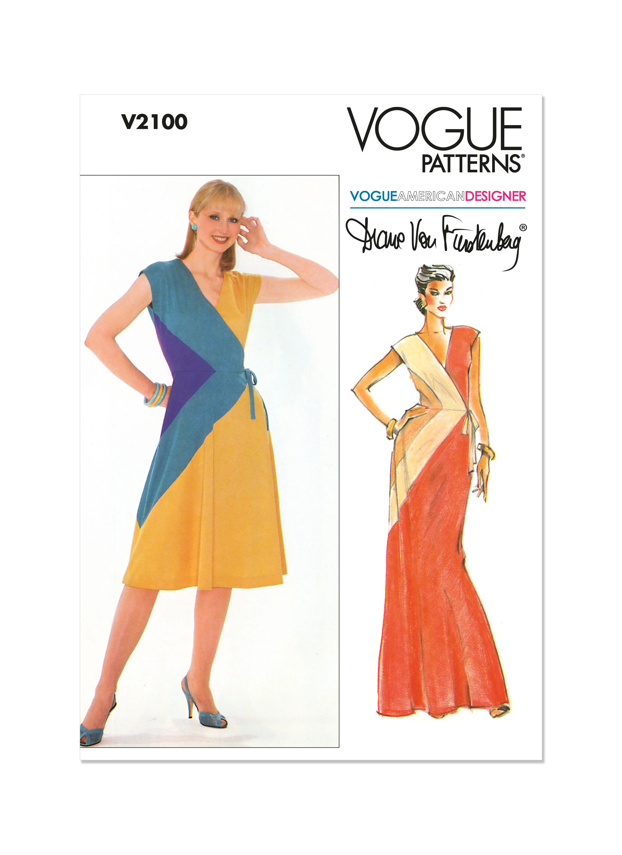 Vogue Dress V2100 - Image 2
