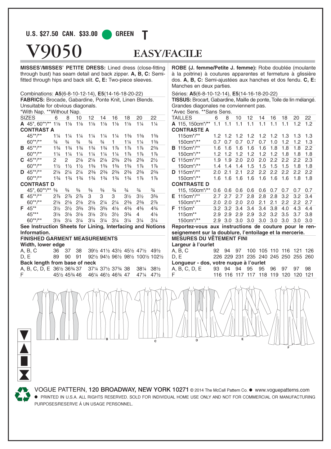 Vogue Dress V9050 - Image 5