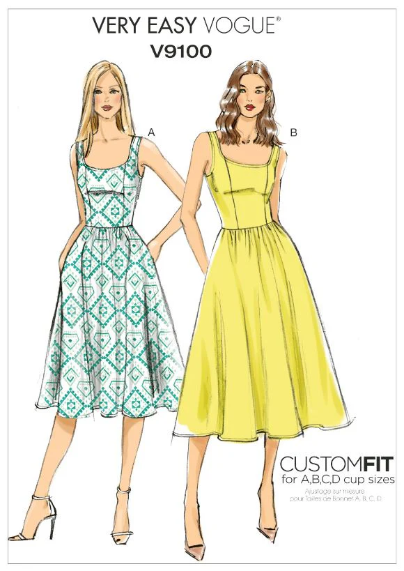 Vogue Dress V9100 - Image 6