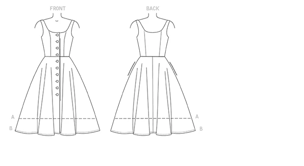 Vogue Dress V9182 - Image 5