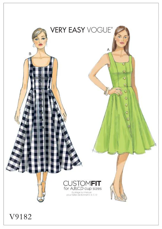 Vogue Dress V9182 - Image 6