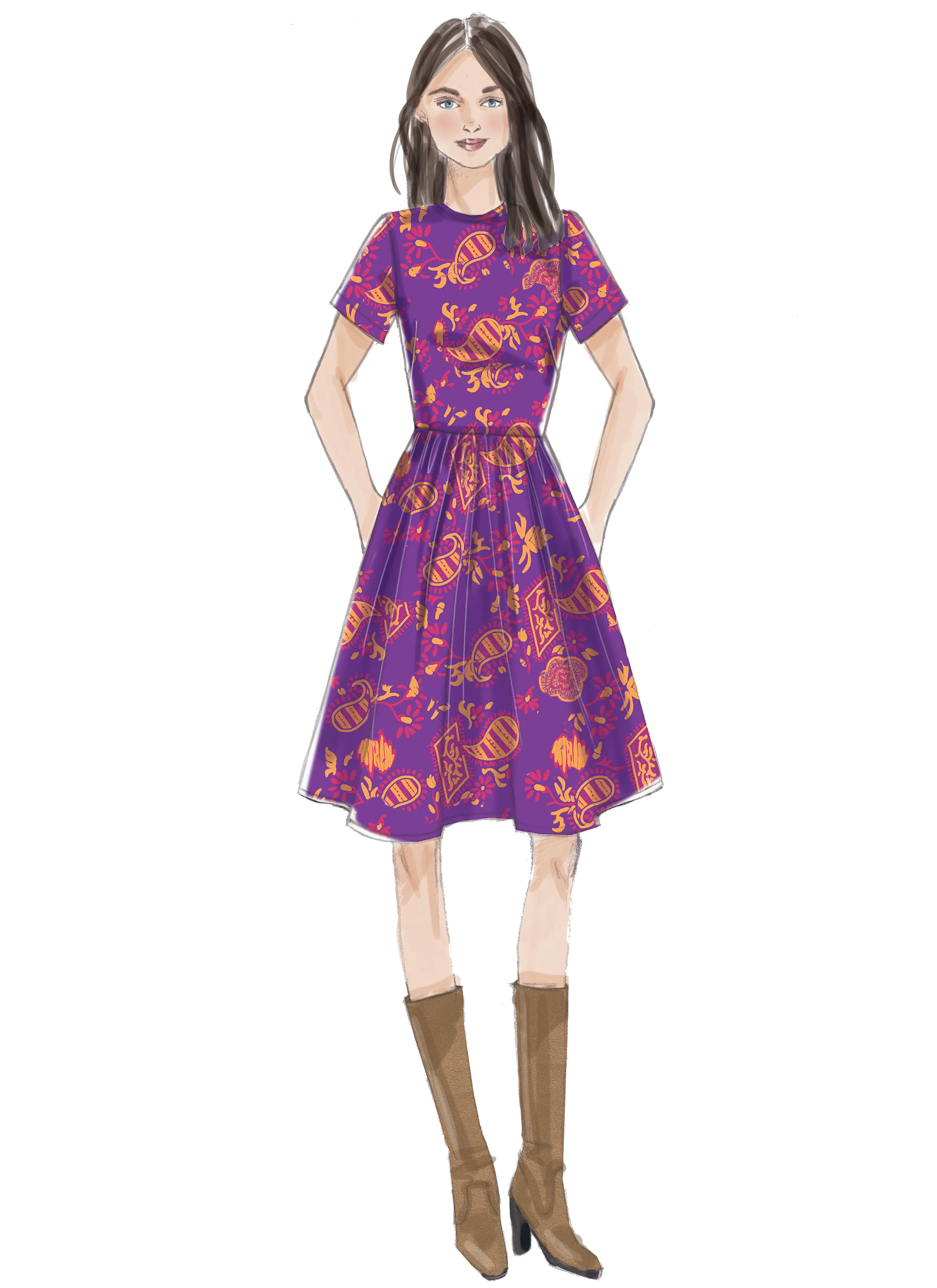 Vogue Dress V9197 - Image 3