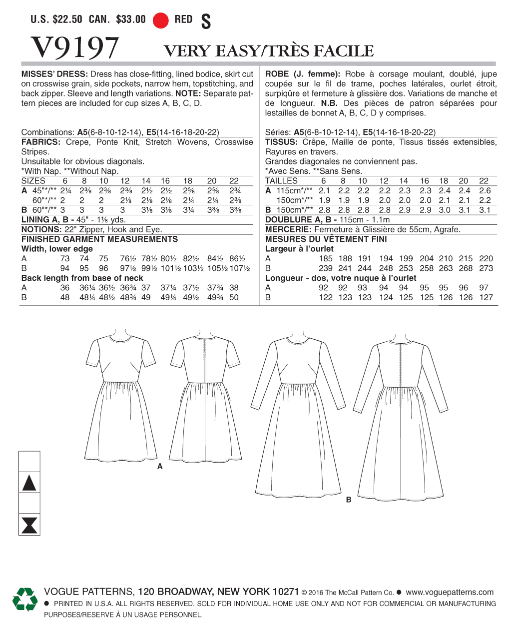 Vogue Dress V9197 - Image 5