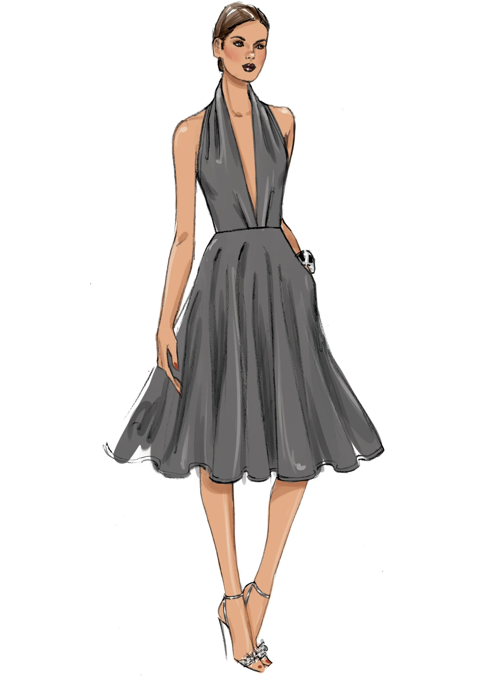 Vogue Dress V9343 - Image 3