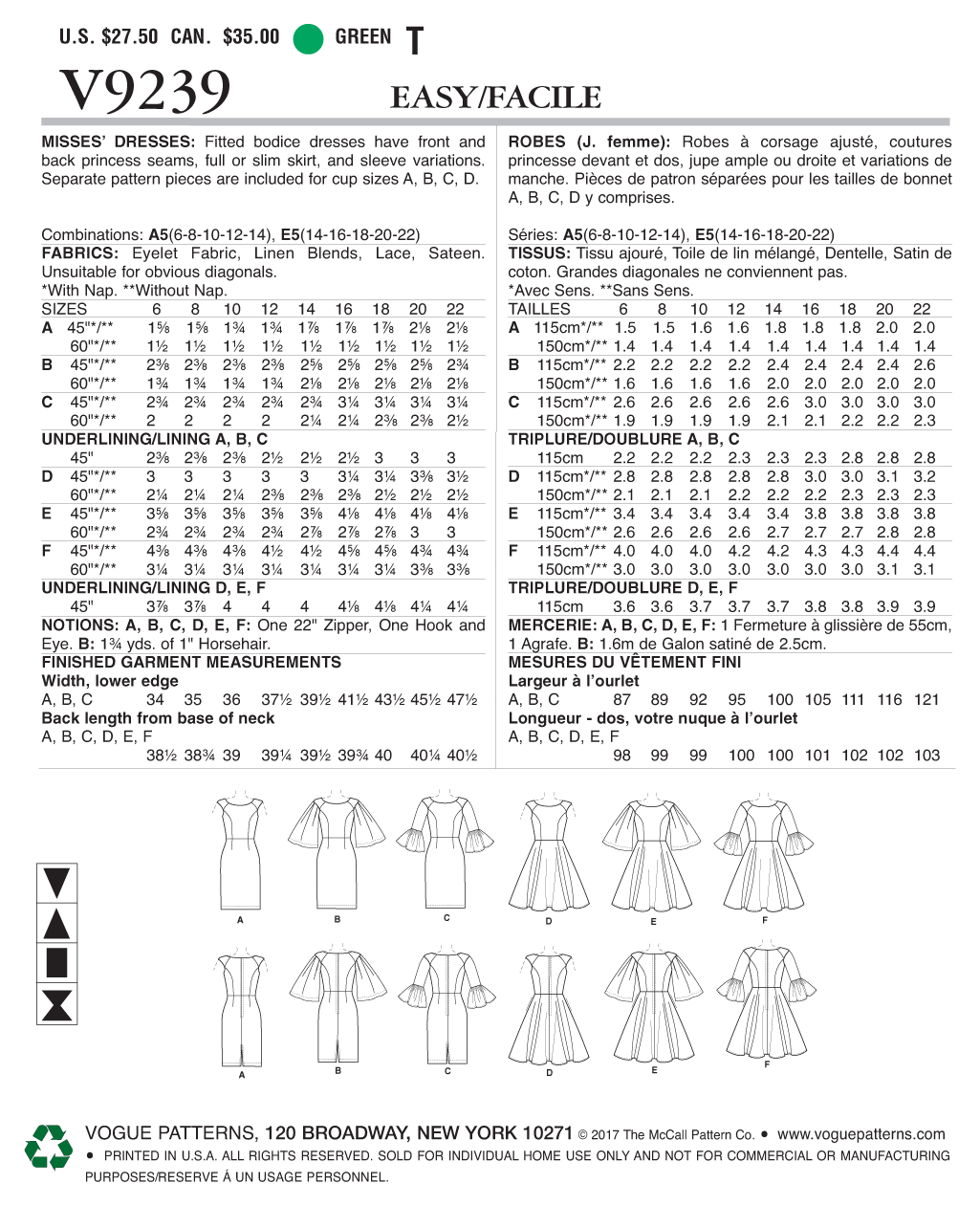 Vogue Dresses V9239 - Image 8