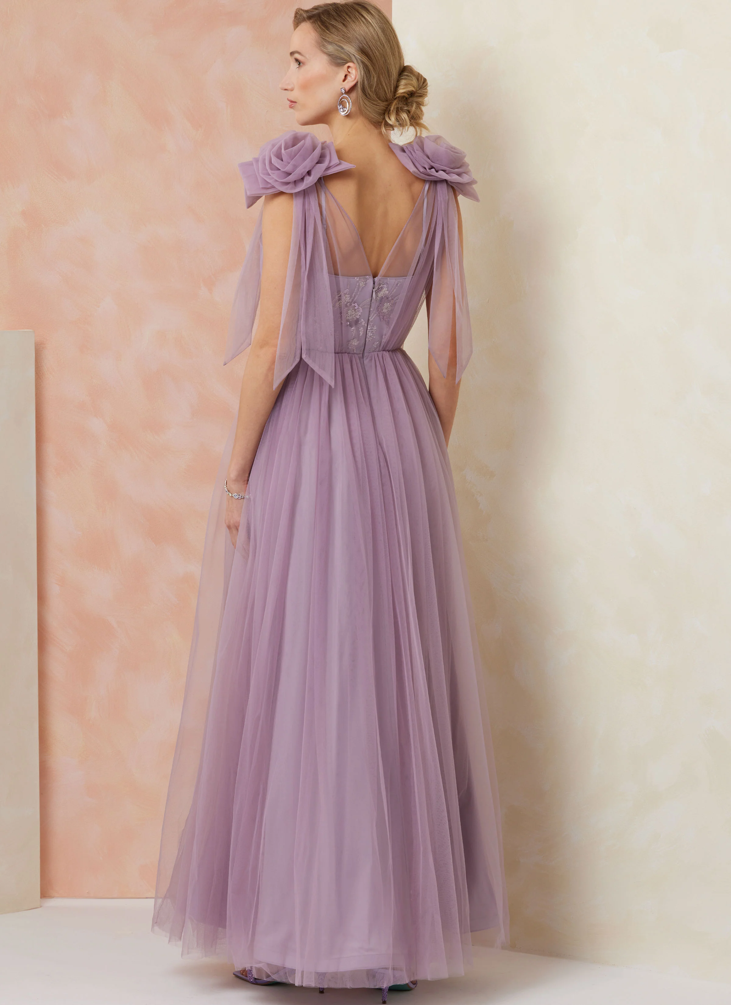 Vogue Gown by Badgley Mischka V2108 - Image 3