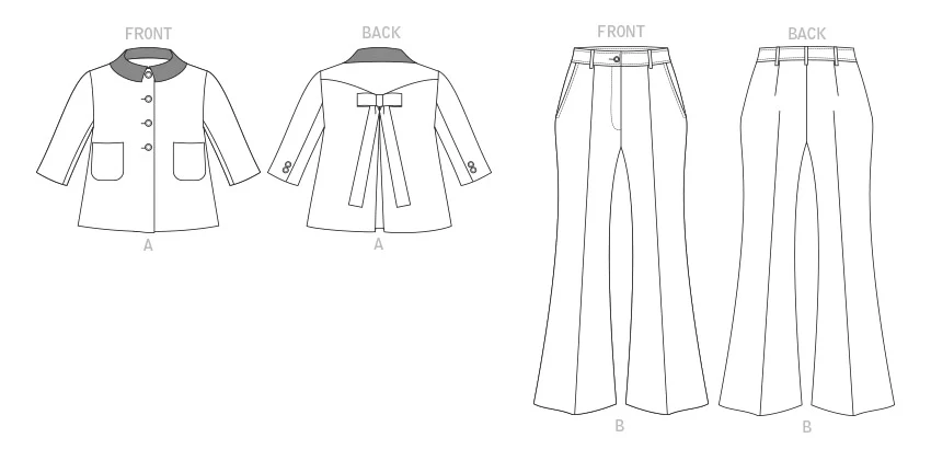 Vogue Jacket and Trousers V1831 - Image 6