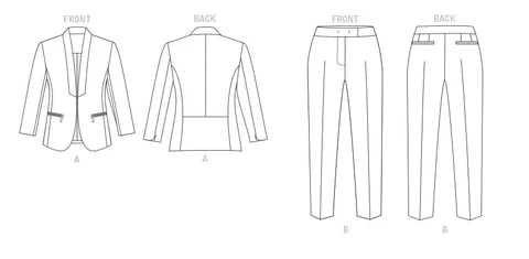 Vogue Jacket and Trousers V1867 - Image 7