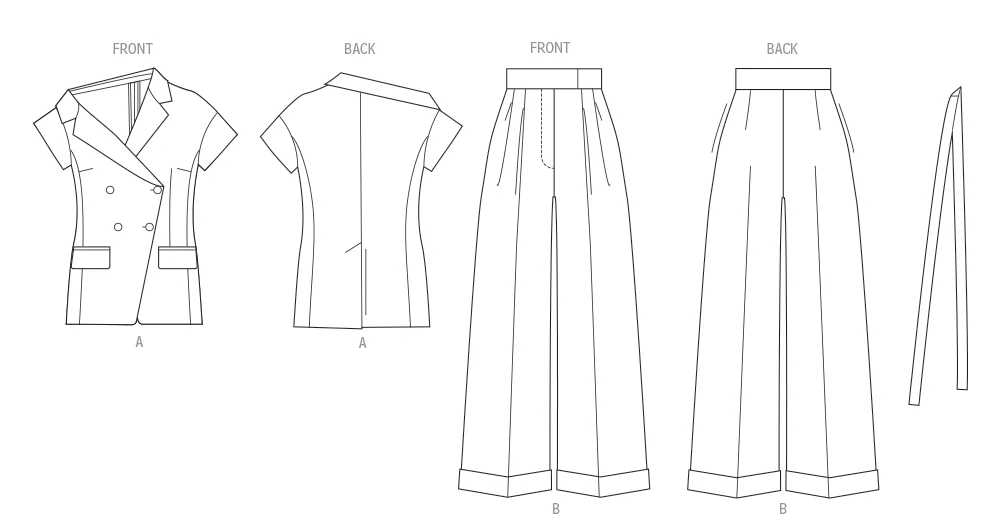 Vogue Jacket and Trousers V2117 - Image 6