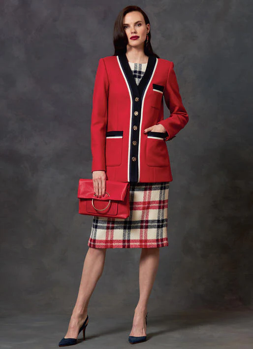 Vogue Jacket, Dress and Skirt V1643 - Image 2