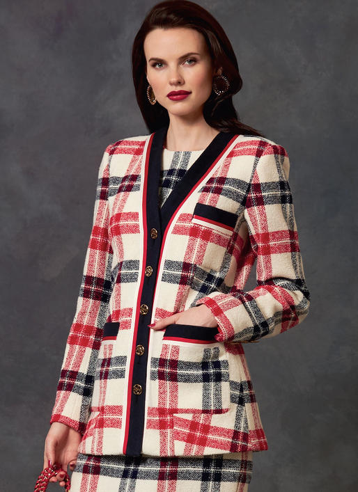 Vogue Jacket, Dress and Skirt V1643 - Image 7