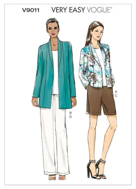 Vogue Jacket, Shorts and Trousers V9011 - Image 2