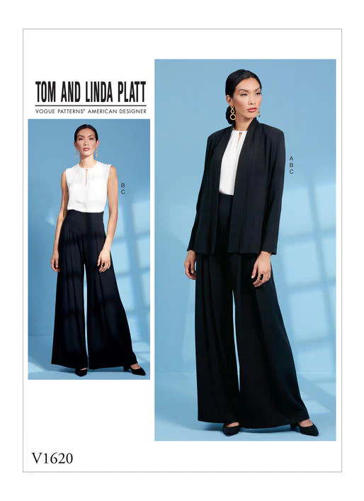 Vogue Jacket, Top and Trousers V1620 - Image 7