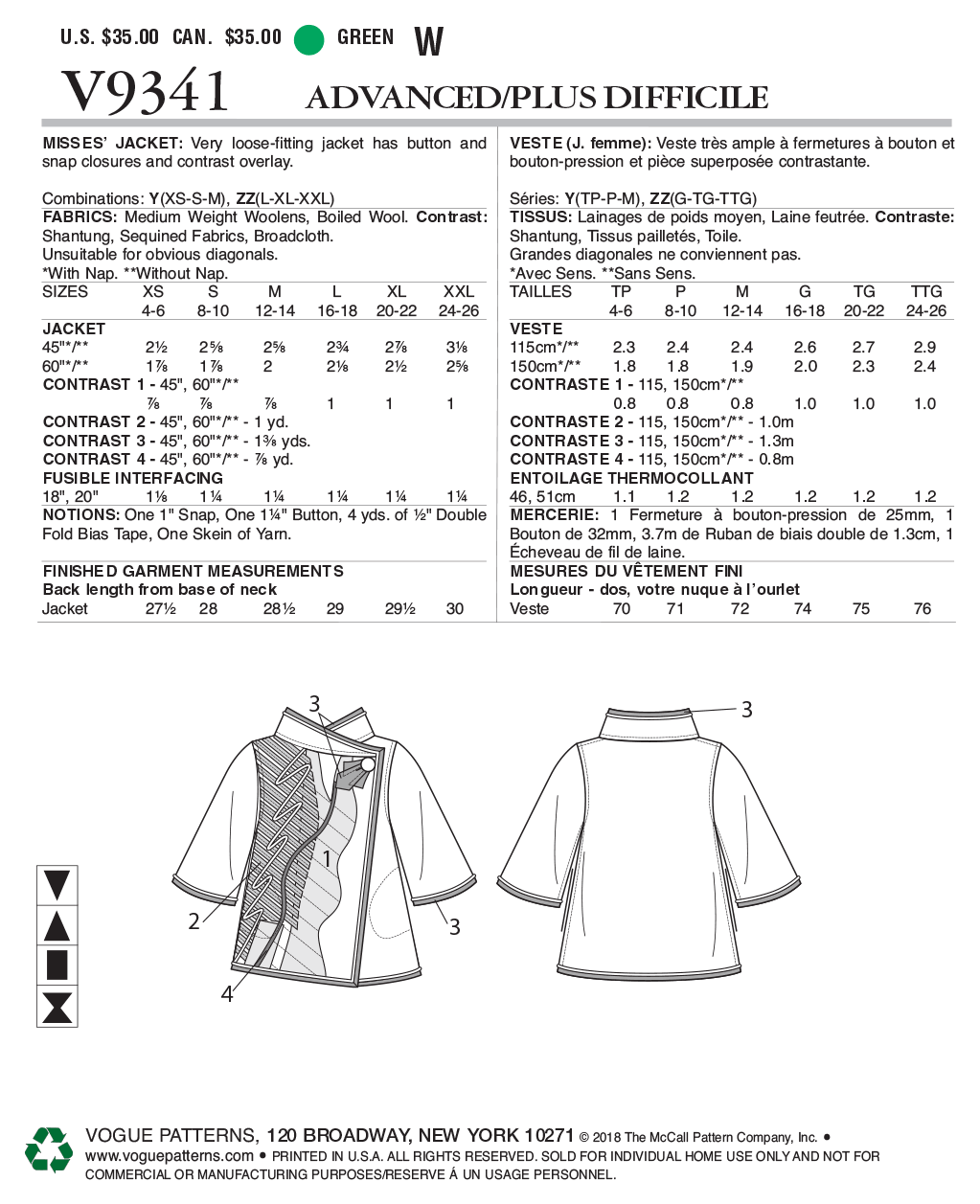 Vogue Jacket V9341 - Image 6