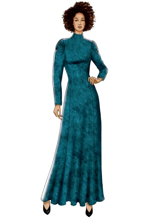 Vogue Knit Dress V9264 - Image 4