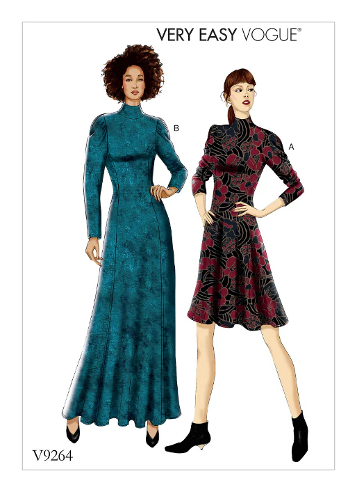 Vogue Knit Dress V9264 - Image 7