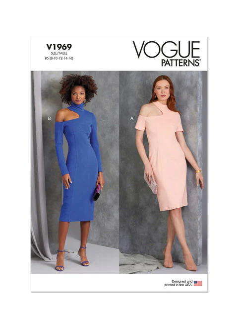 Vogue Knit Dresses V1969 - Image 2