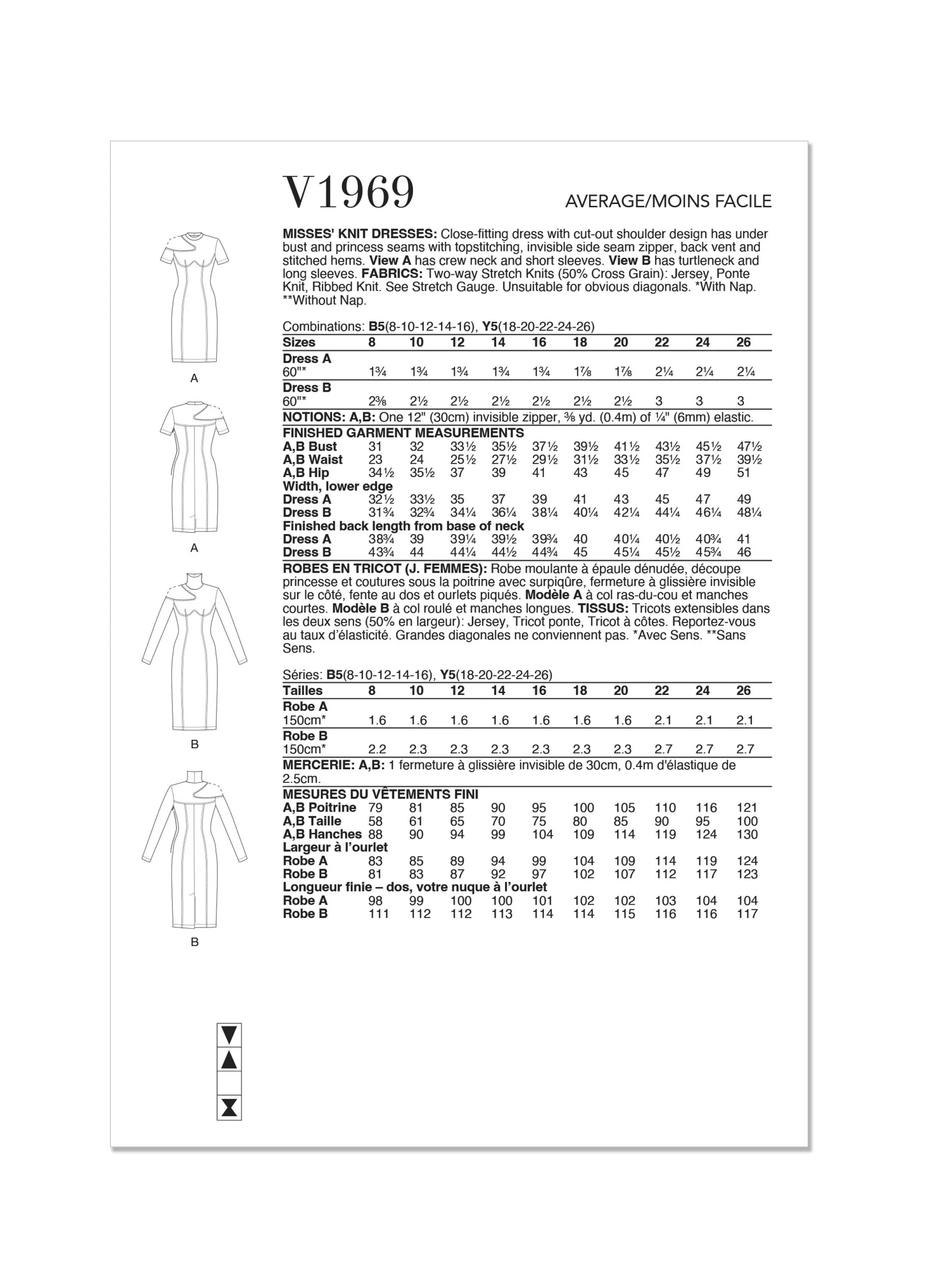 Vogue Knit Dresses V1969 - Image 9