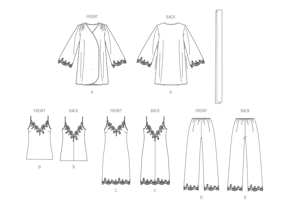 Vogue Lingerie/Nightwear V1962 - Image 9
