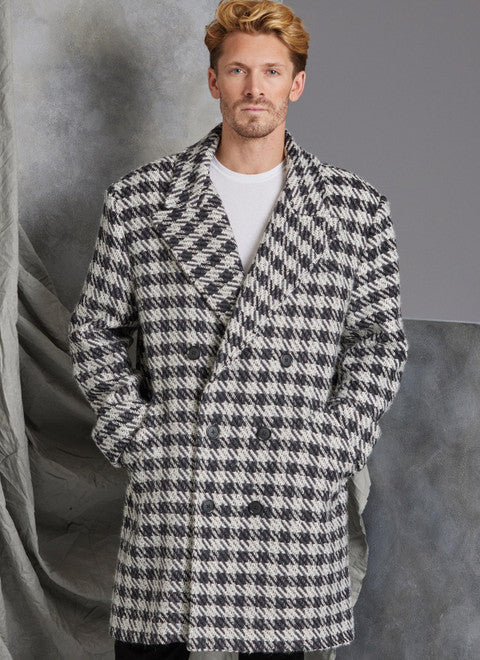 Vogue Man's Coat V1976 - Image 3