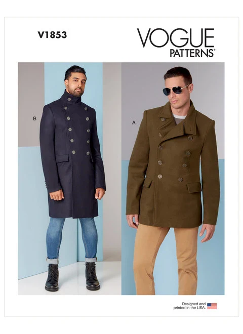 Vogue Men's Coat V1853 - Image 2