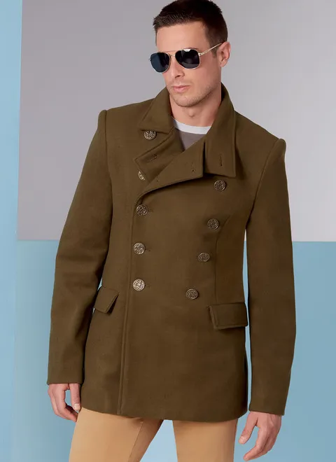 Vogue Men's Coat V1853 - Image 3