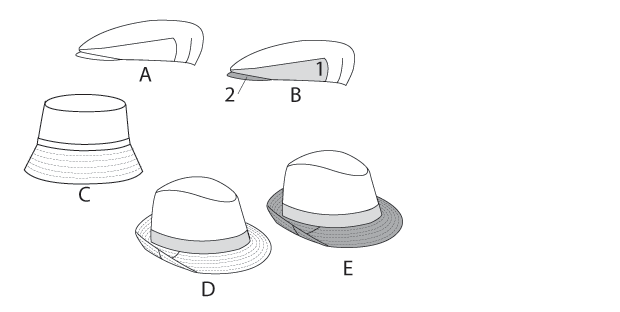 Vogue Men's Hats V8869 - Image 7