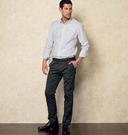 Vogue Men's Jacket & Trousers V8940 - Image 6