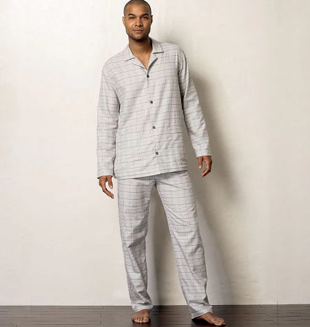 Vogue Men's Nightwear V8964 - Image 4