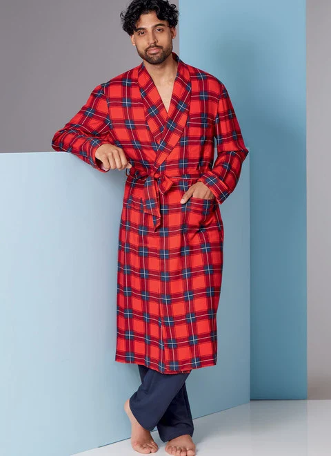 Vogue Men's Robe and Belt V1855 - Image 3