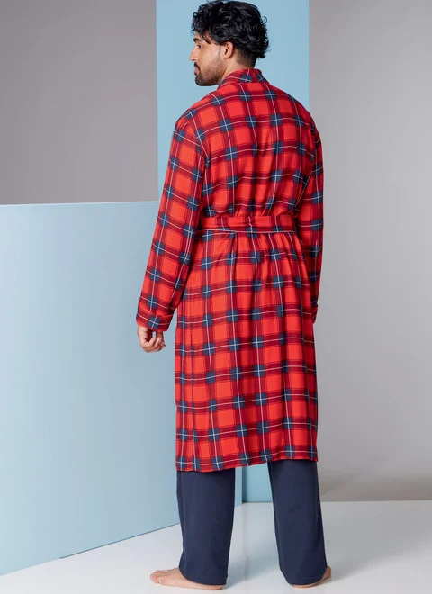 Vogue Men's Robe and Belt V1855 - Image 5