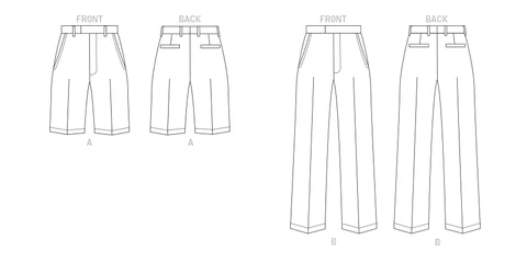 Vogue Men's Shorts and Trousers V1896 - Image 7
