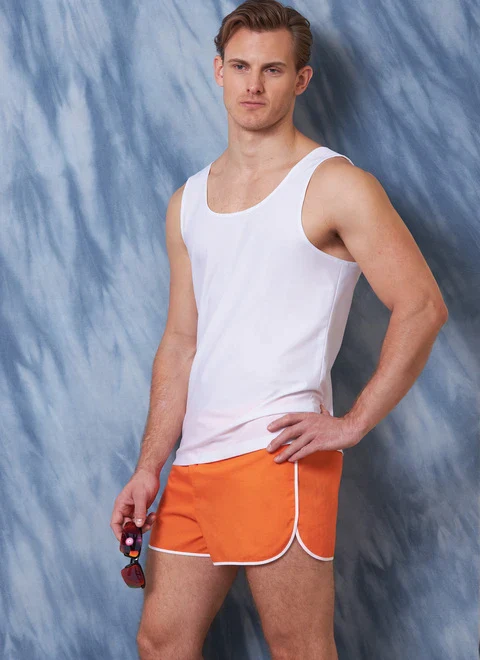 Vogue Men's Swimwear & Tank Top V1897 - Image 3