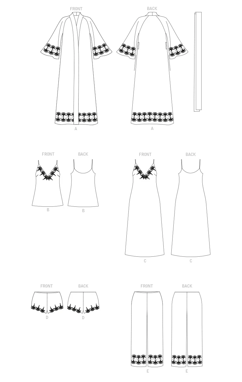 Vogue Nightwear V1834 - Image 6