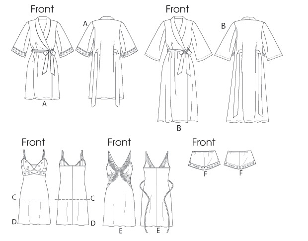 Vogue Nightwear V8888 - Image 7