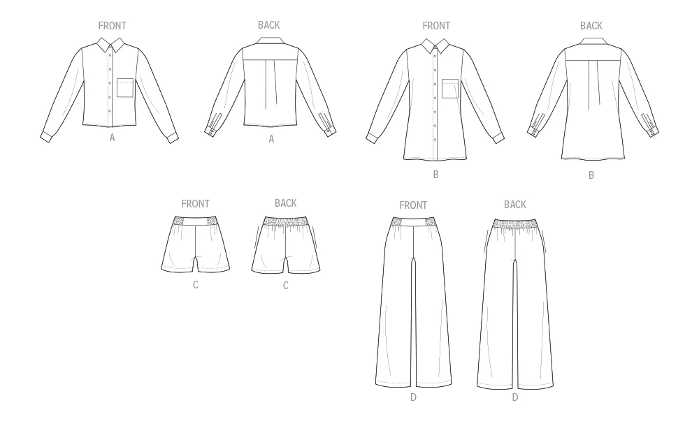 Vogue Pyjamas V2119 - Image 10