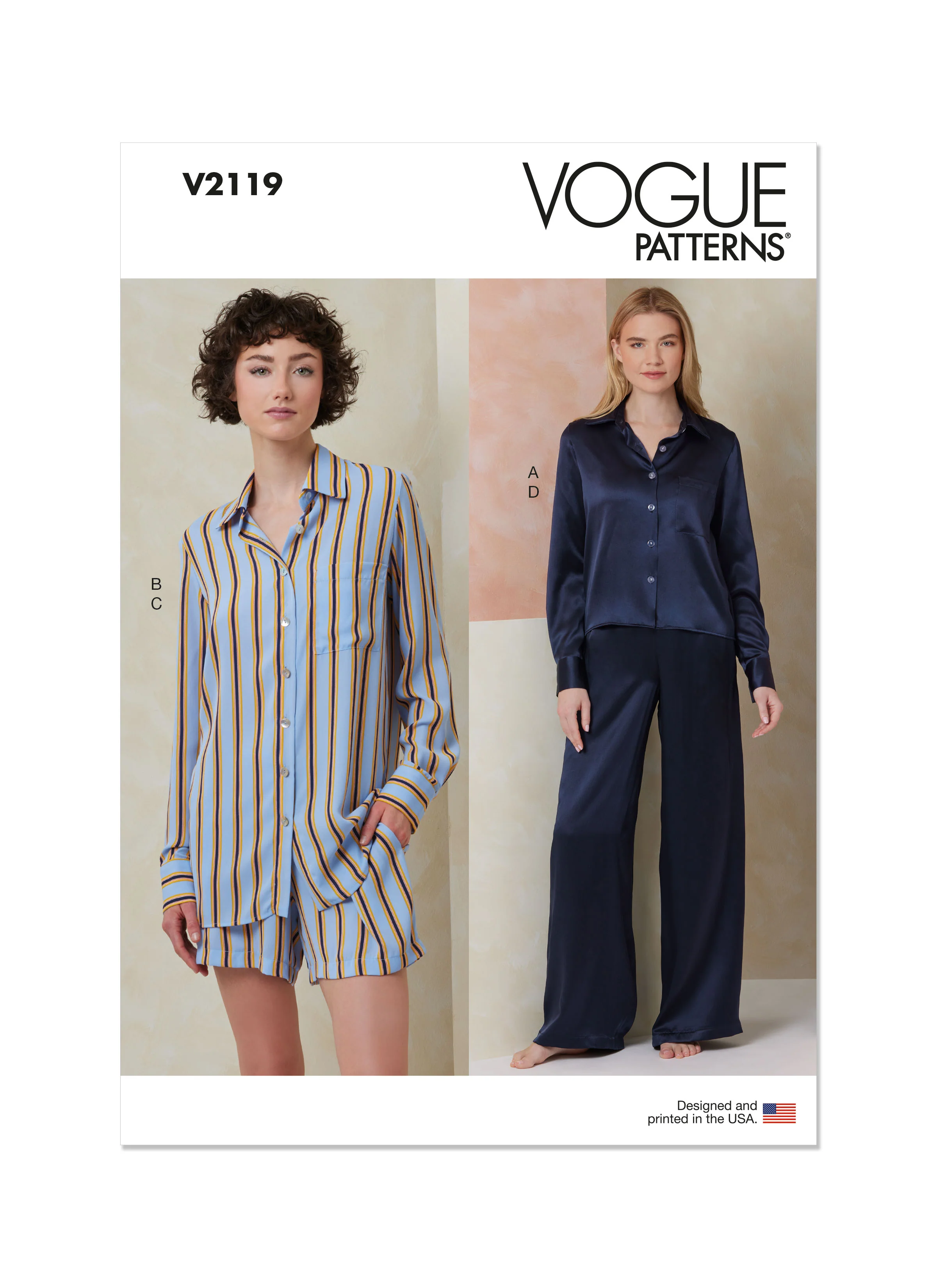 Vogue Pyjamas V2119 - Image 2