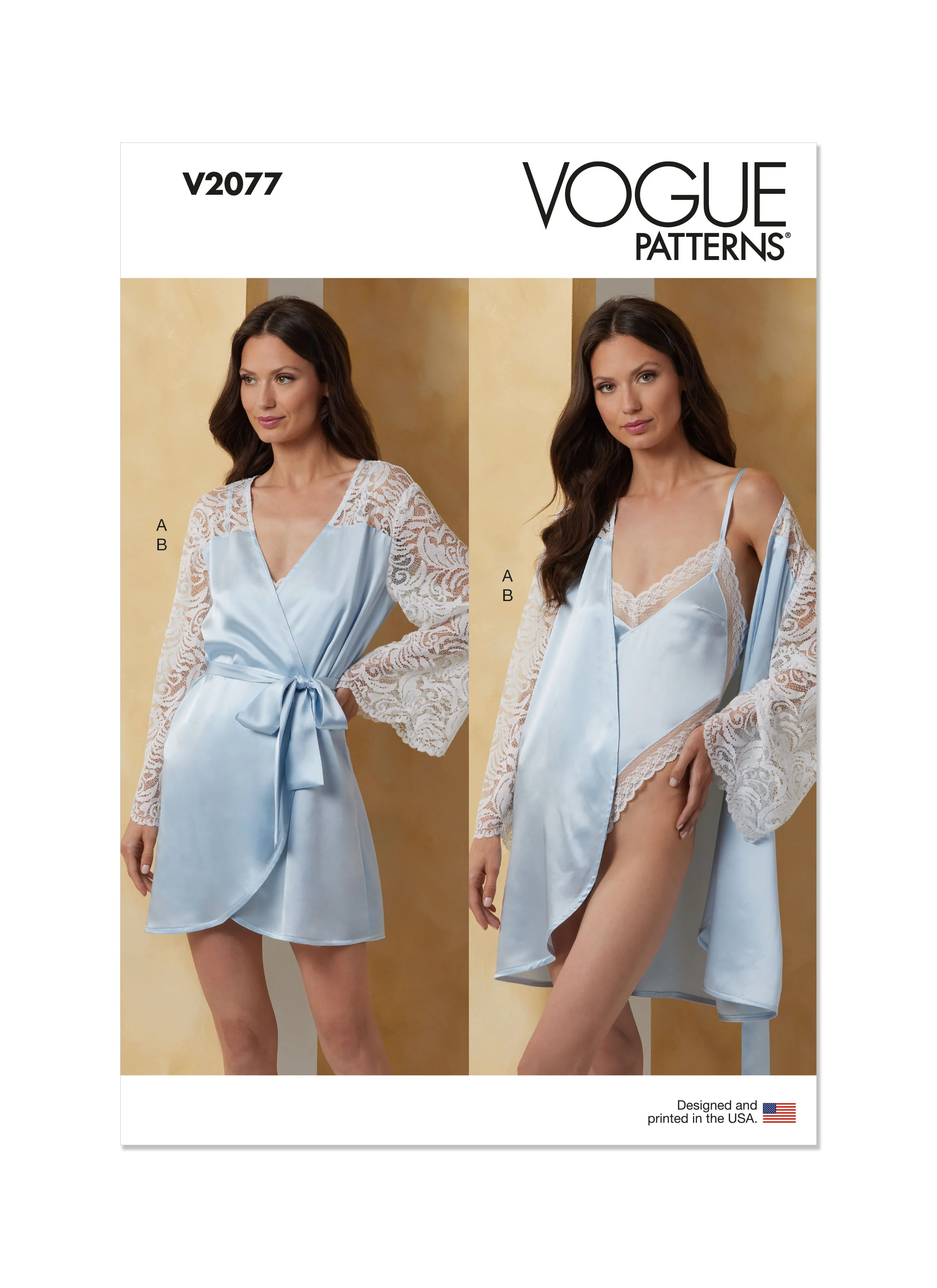 Vogue Robe & Teddy V2077 - Image 2