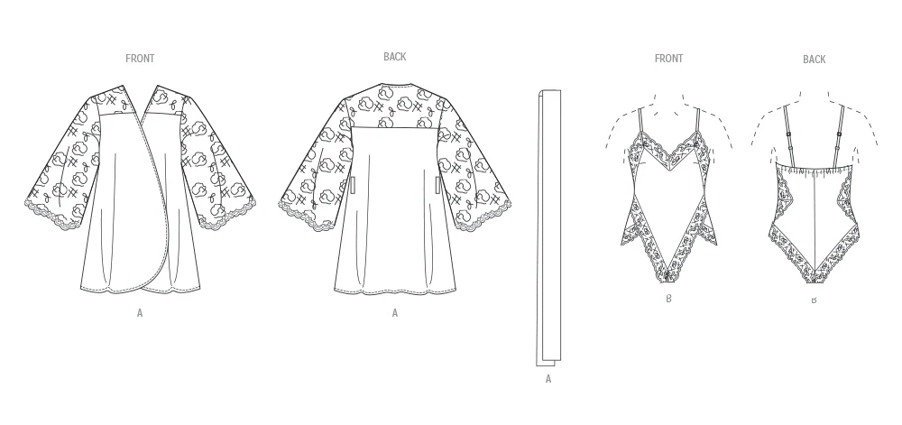 Vogue Robe & Teddy V2077 - Image 7