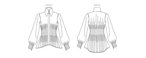 Vogue Shirt V1845 - Image 5