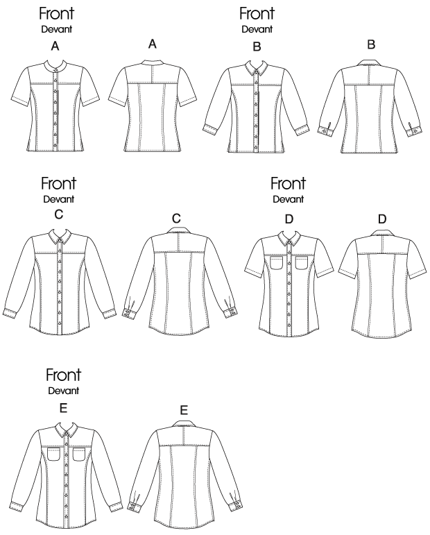 Vogue Shirt V8689 - Image 7