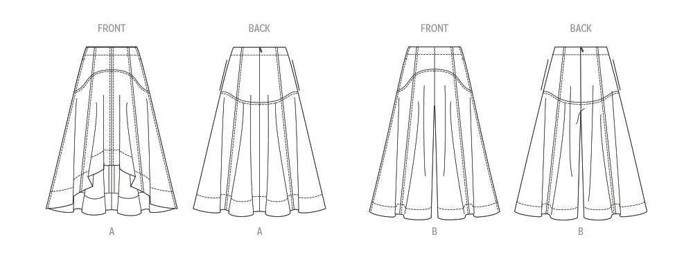 Vogue Skirt & Culottes V1987 - Image 6