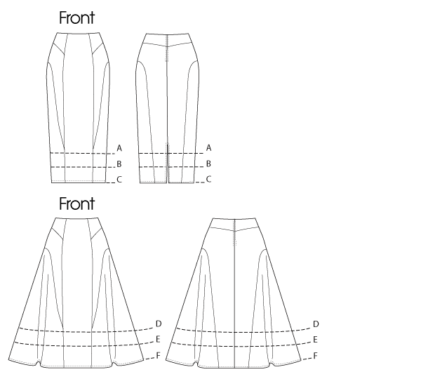 Vogue Skirt V8750 - Image 4