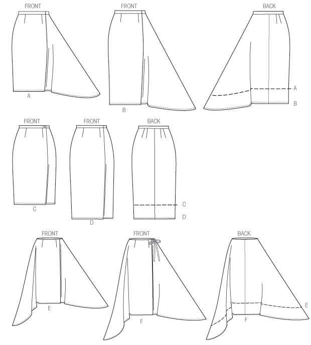 Vogue Skirt V8956 - Image 5