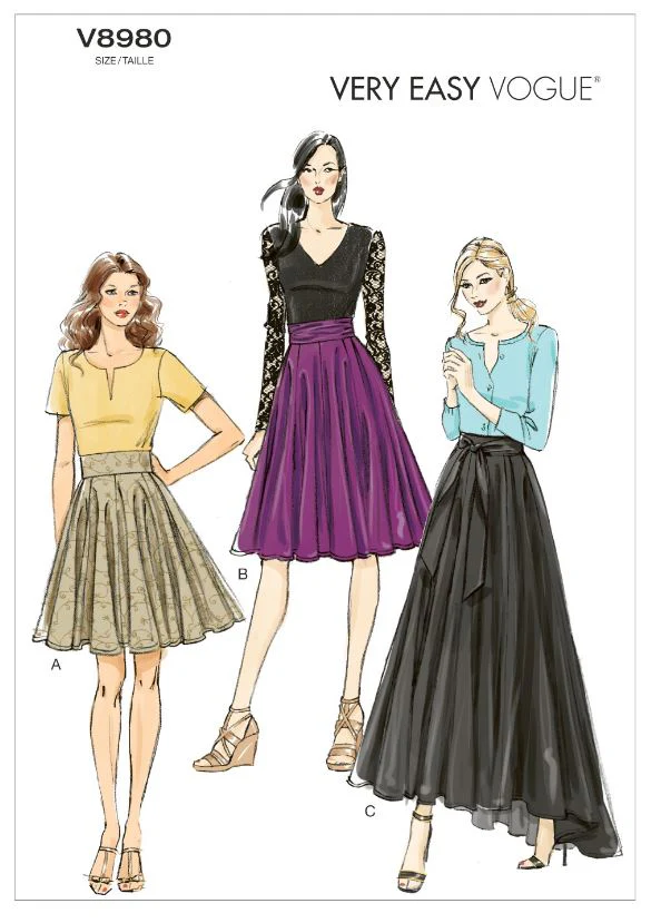 Vogue Skirt V8980 - Image 6