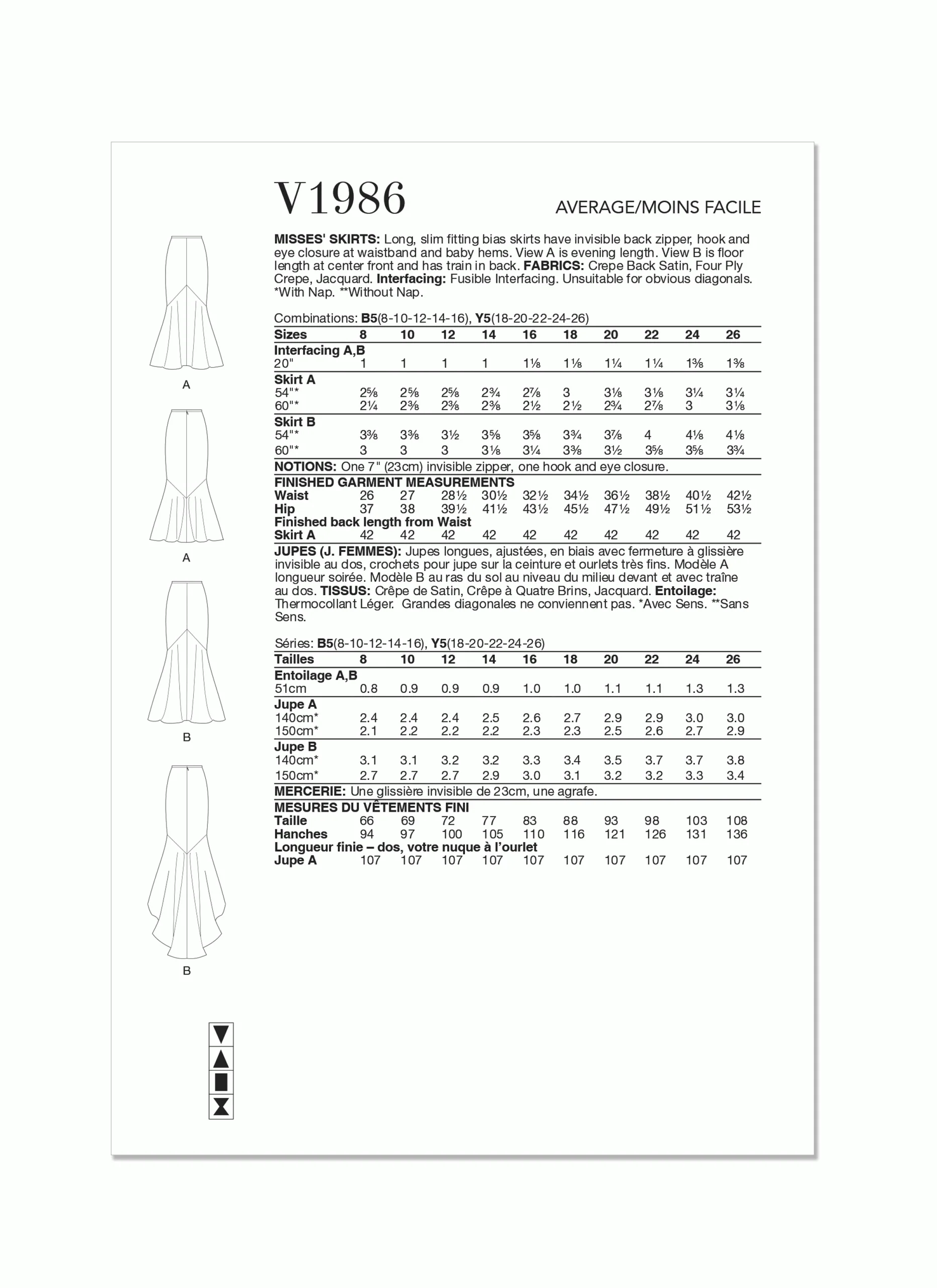 Vogue Skirts V1986 - Image 7